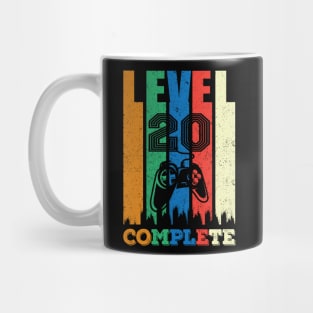 20th Birthday Level 20 Complete Gamer Gift Mug